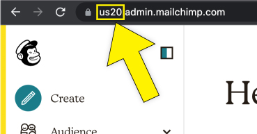 MailChimp Server Prefix